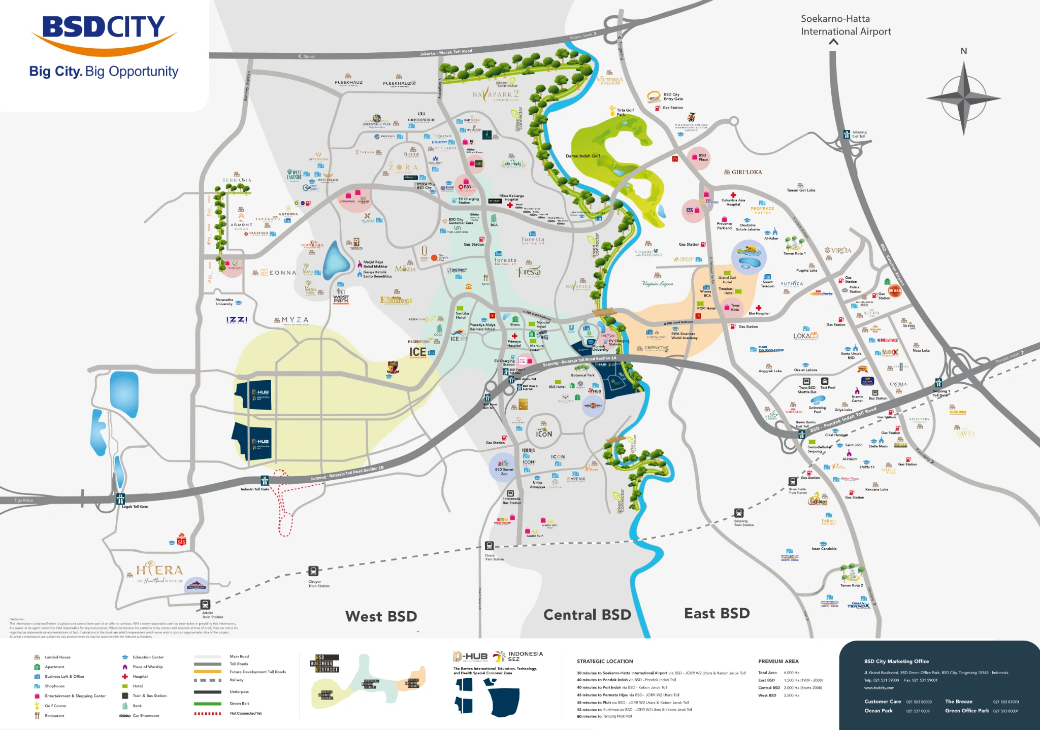 BSD City Master Map