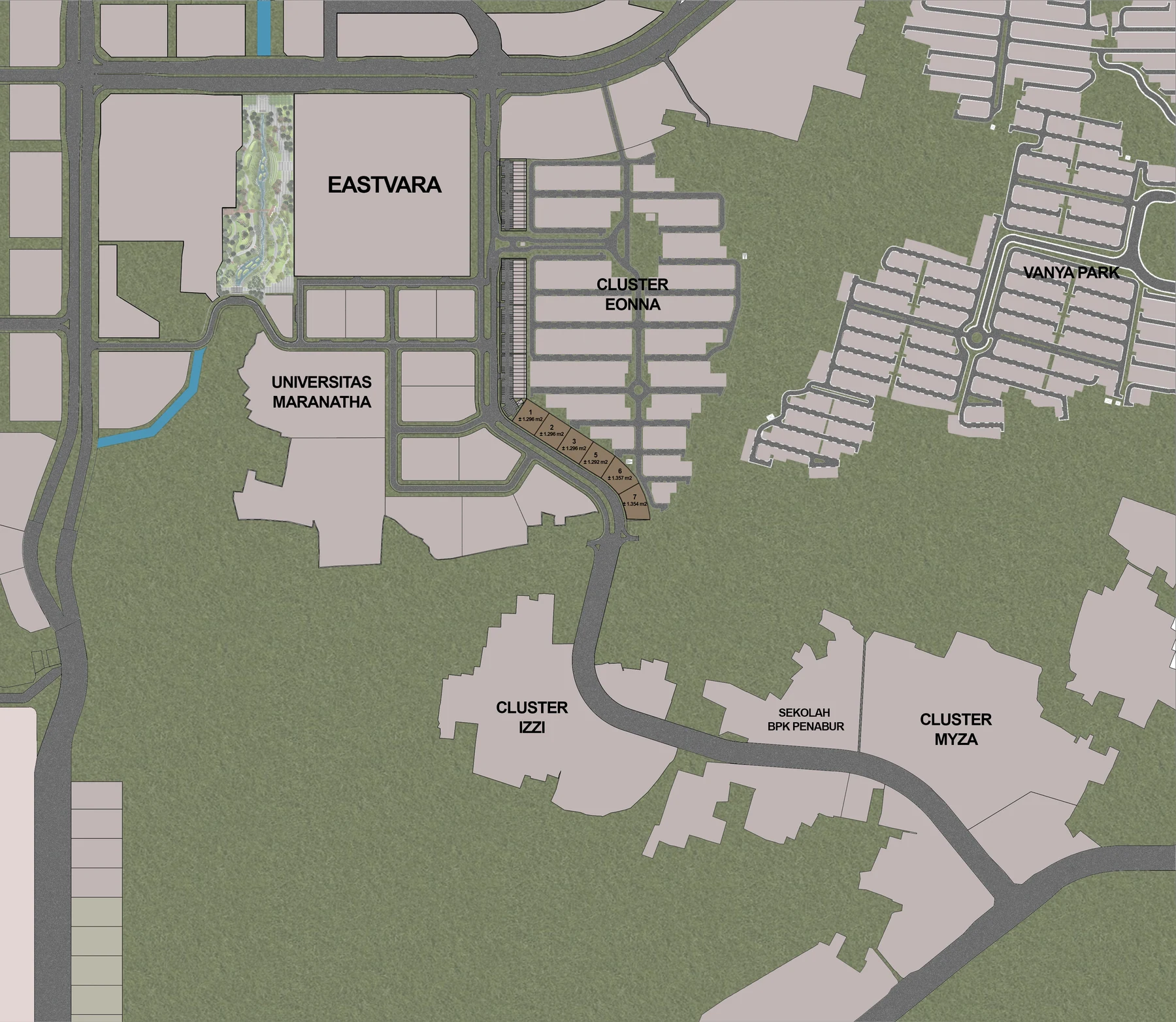 Location map Eonna Commercial Lot
