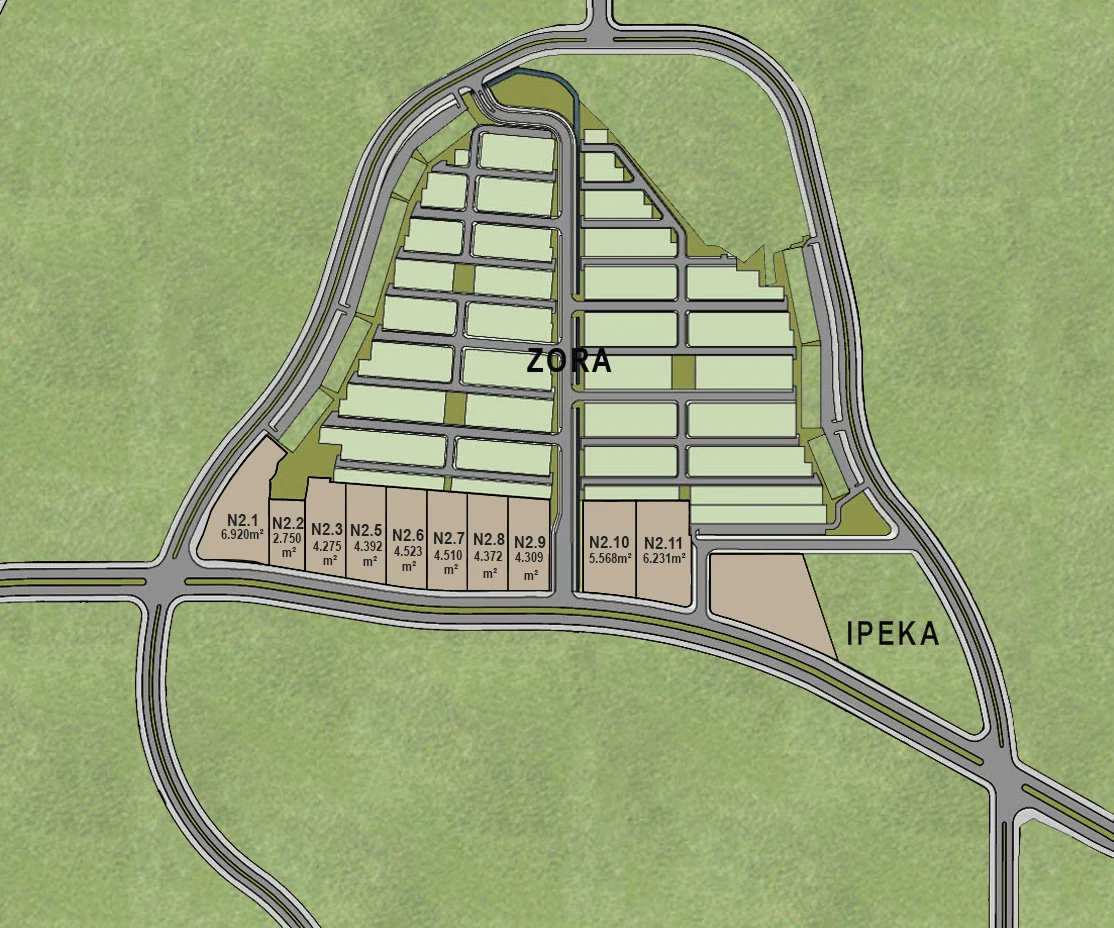 Midwest N2 Commercial Lot lot plan