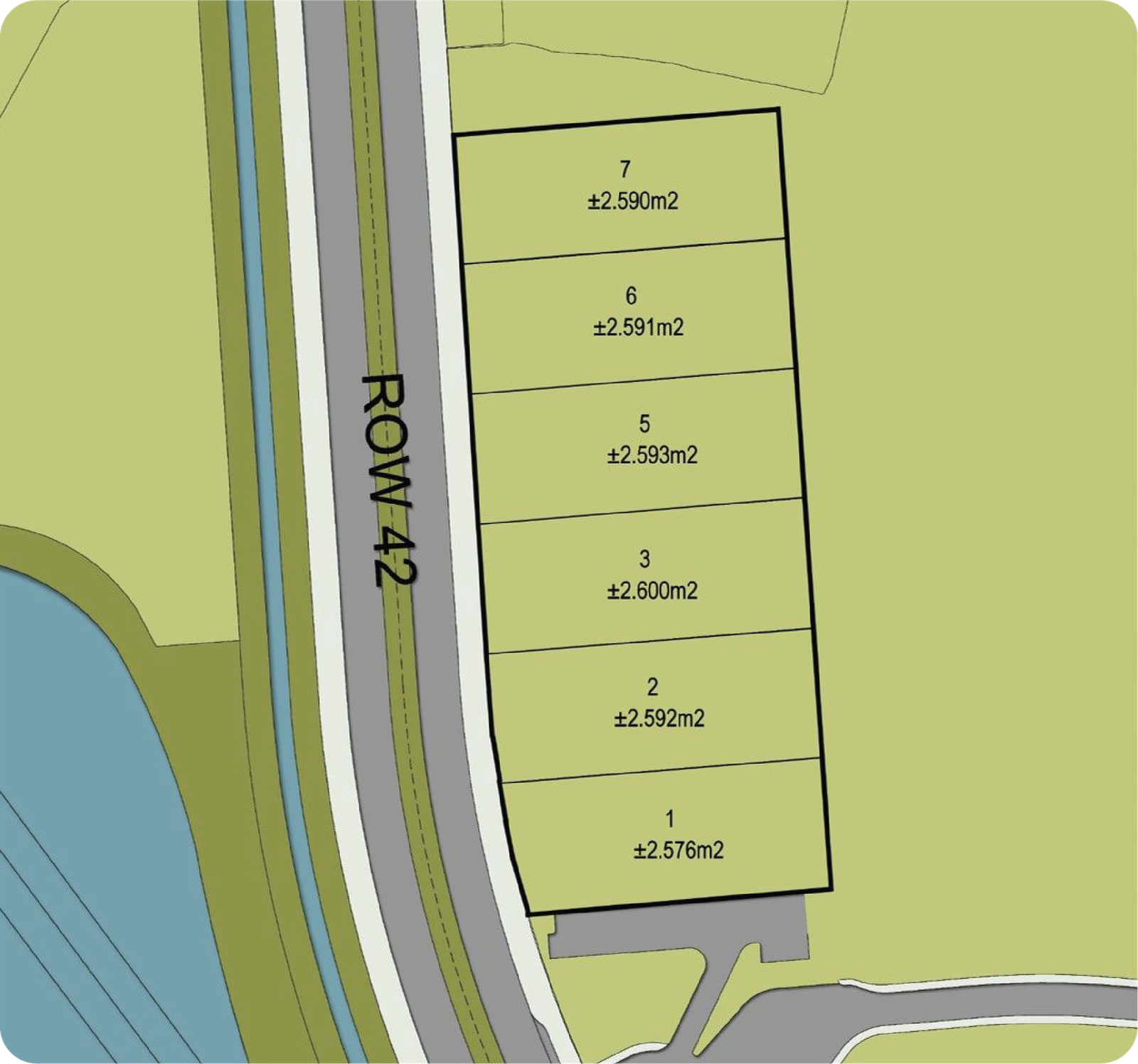 Tabebuya Commercial Lot lot plan