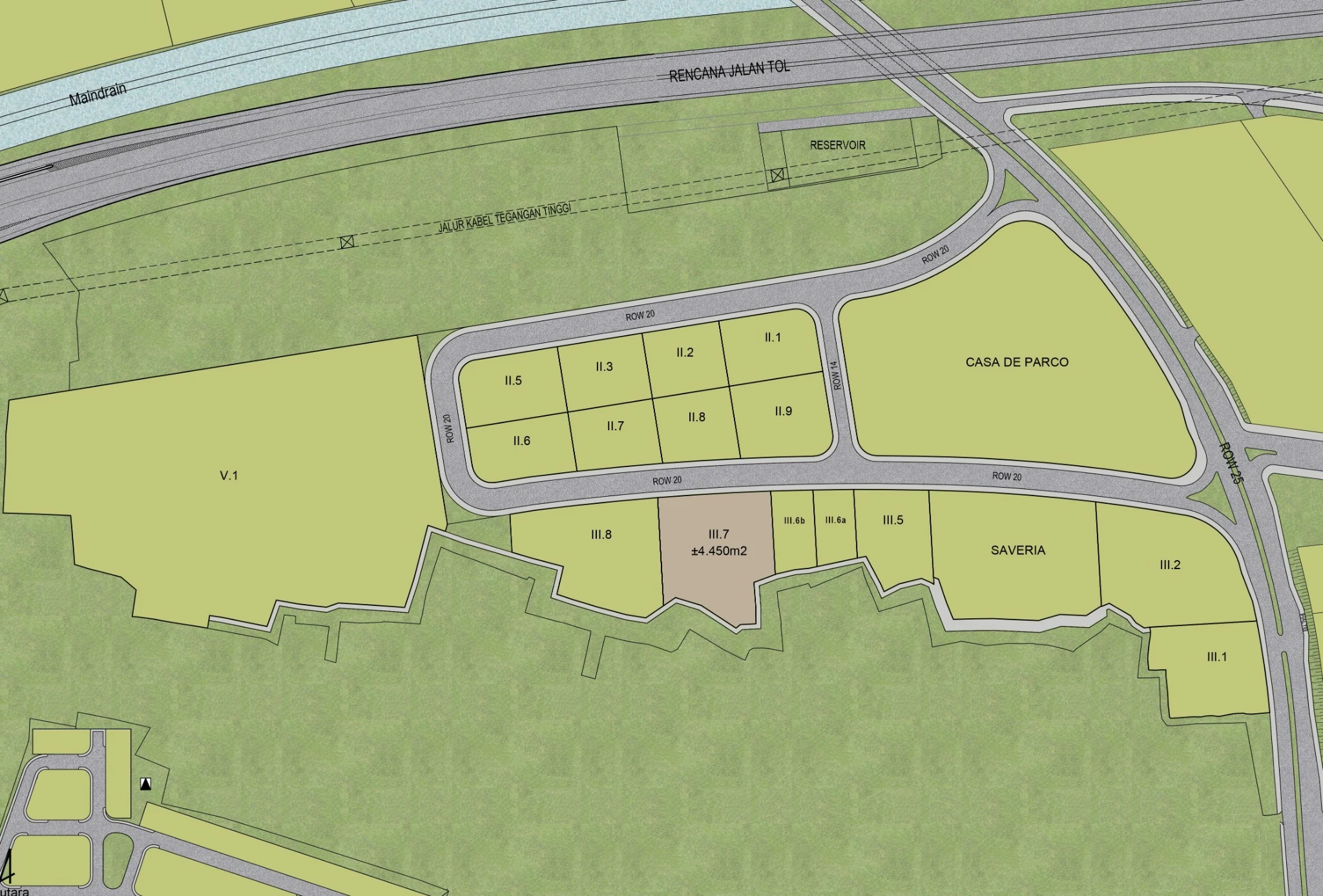 Taman Kota Barat Commercial Lot lot plan