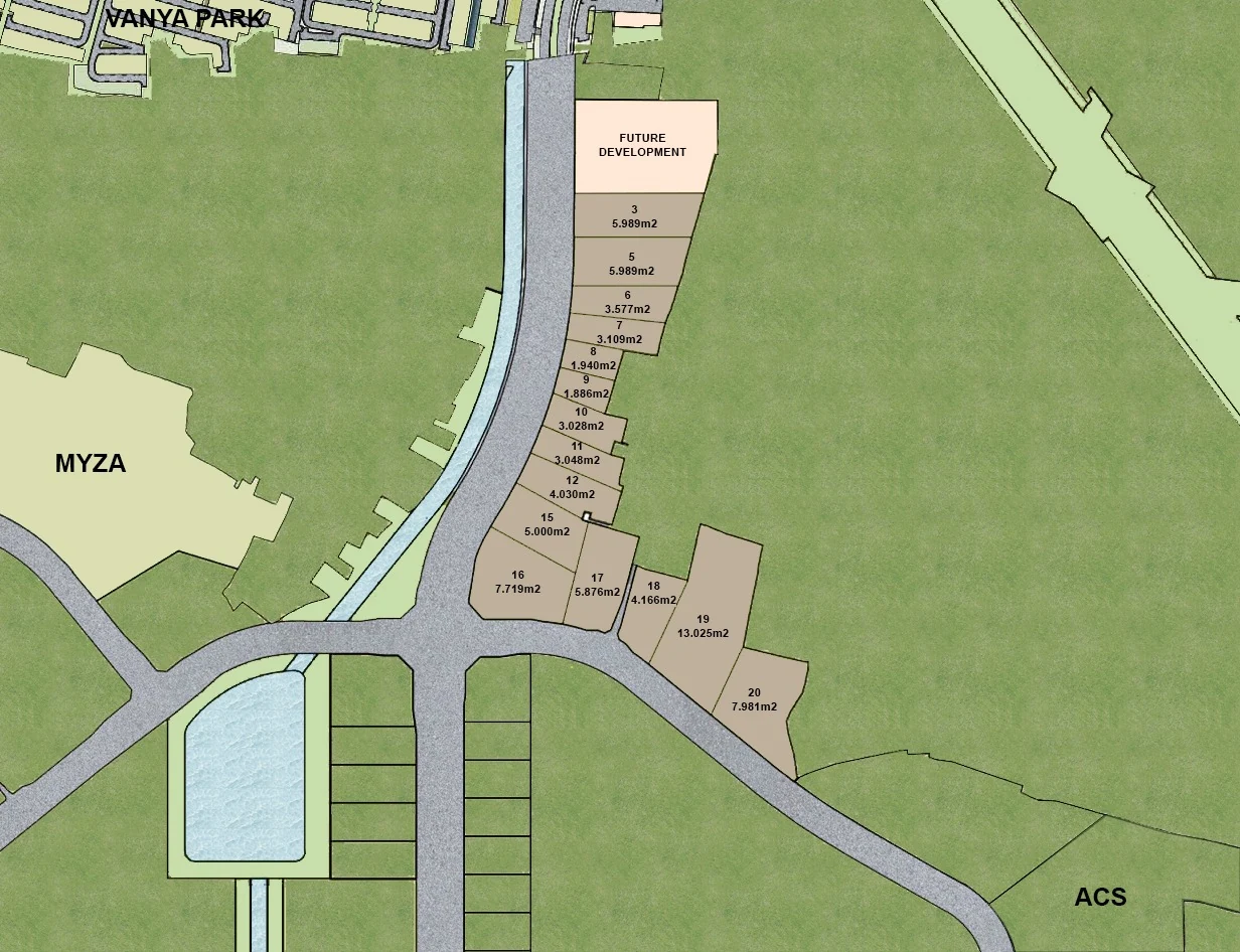 West Park Commercial Lot lot plan
